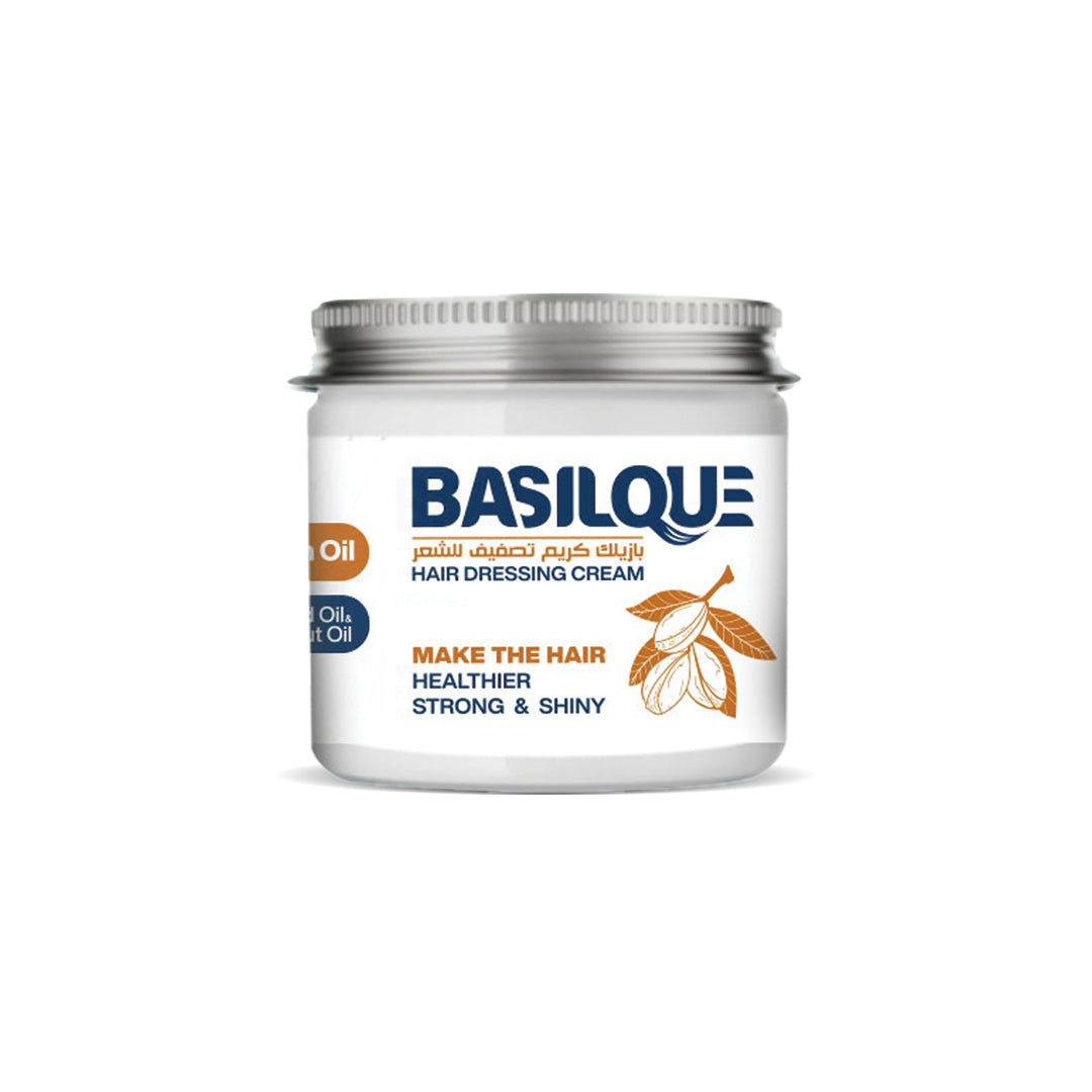 what is dressing cream for hair Basilque hair dressing cream with Argan , 300 ml
