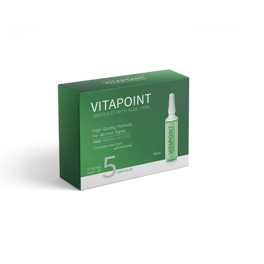 Vitapoint hair ampoules with aloe vera, 5 * 10 ml