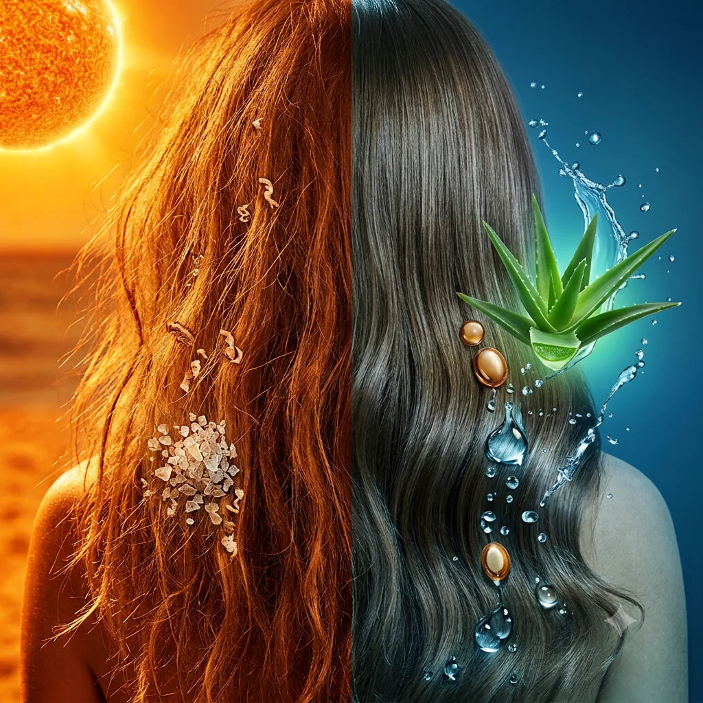 Causes of Dry Hair in Summer & How to Protect It