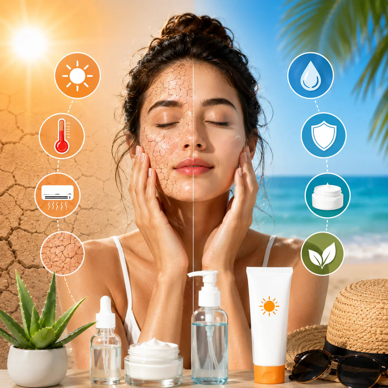 Dry Skin in Summer