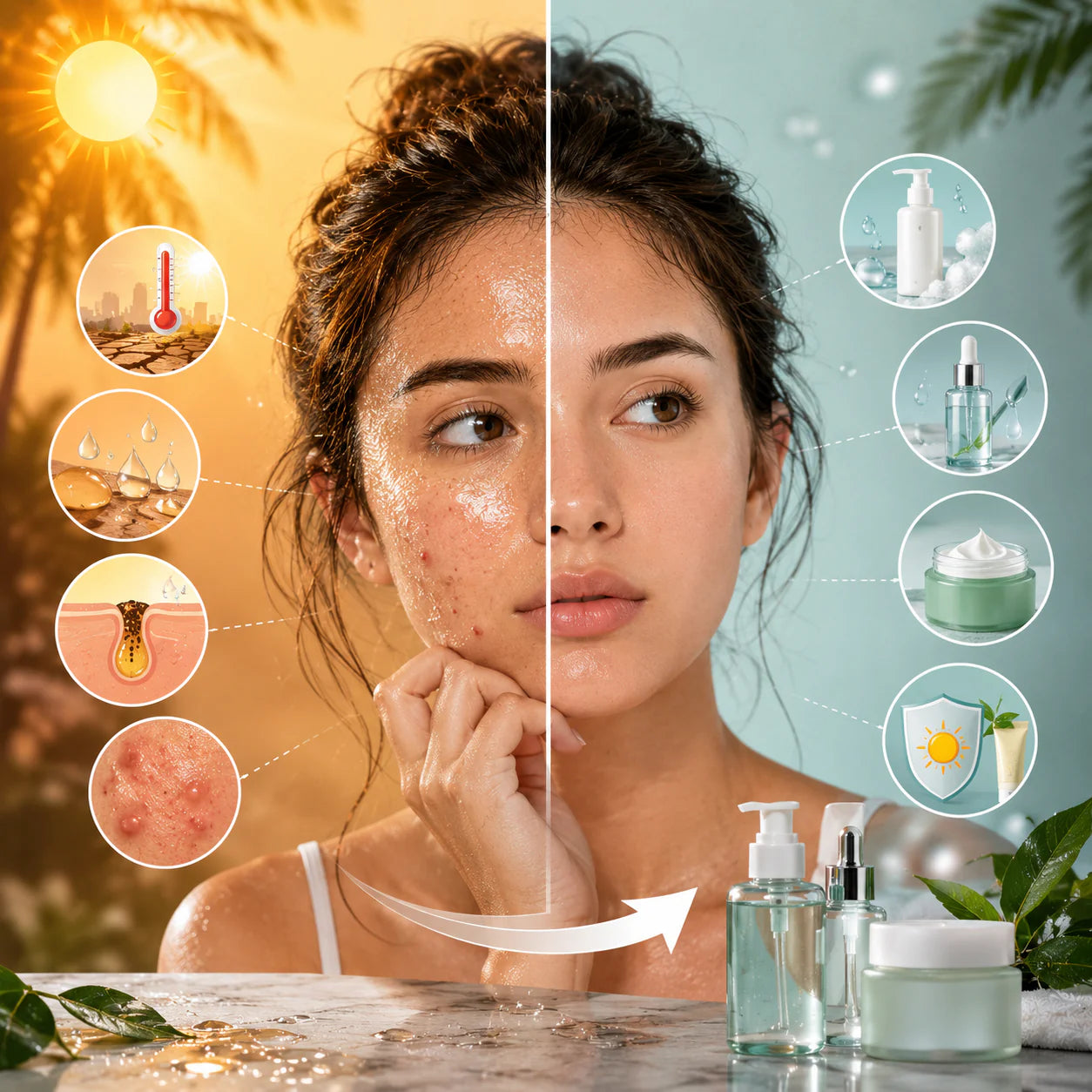 Oily Skin Tips for Summer