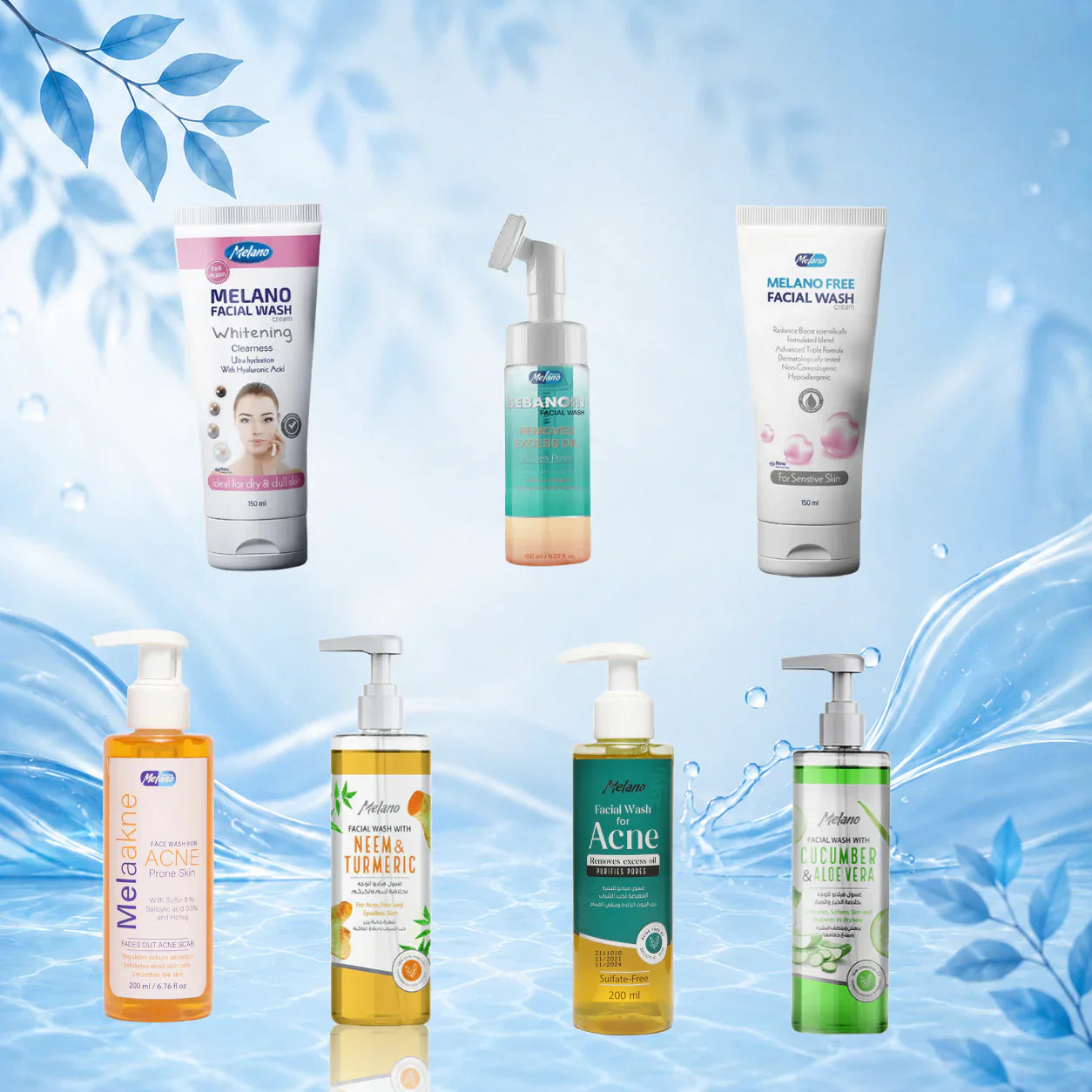 melano face wash guide