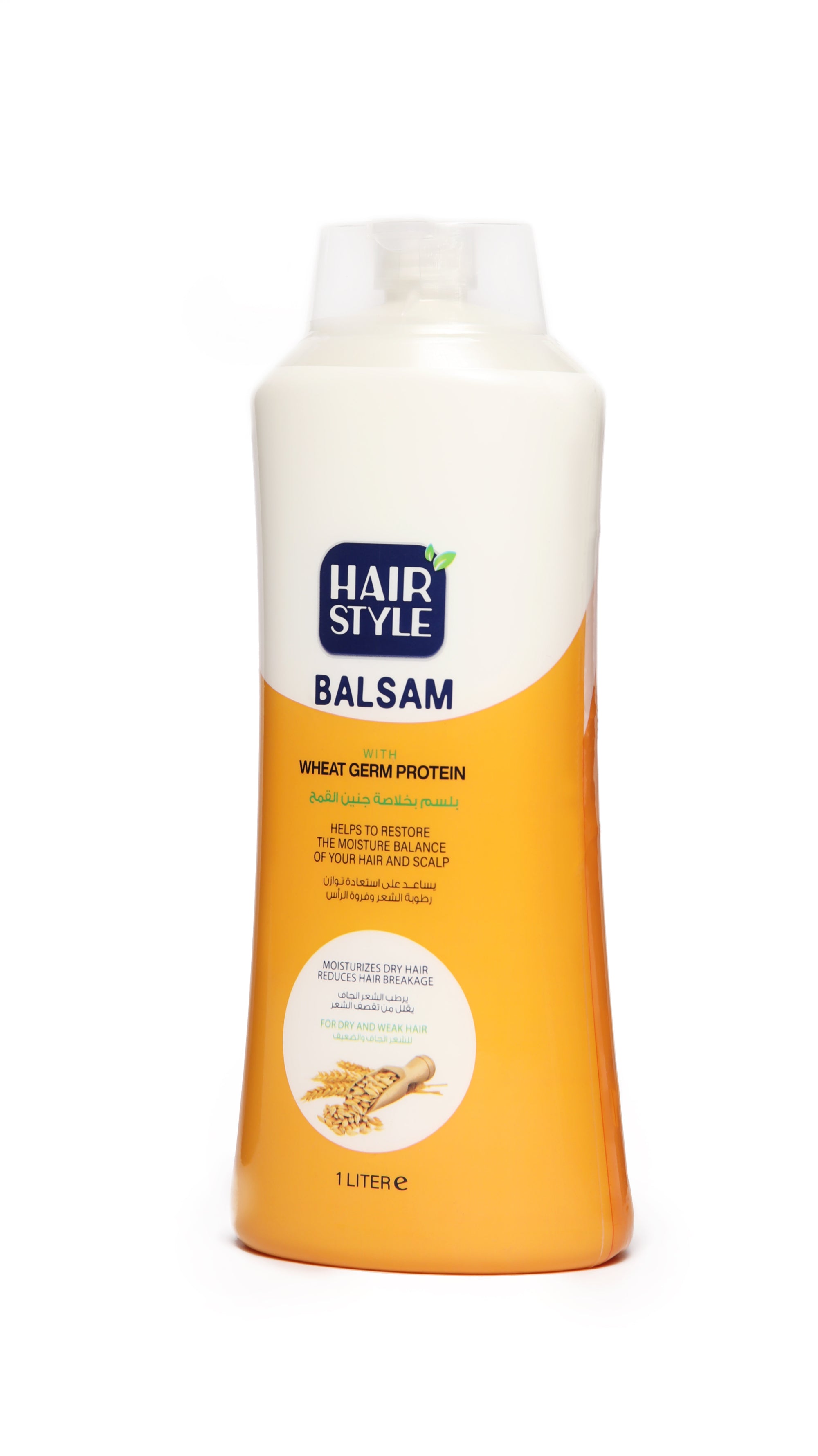 Hairstyle balsam with wheat germ extract, 1000 ml