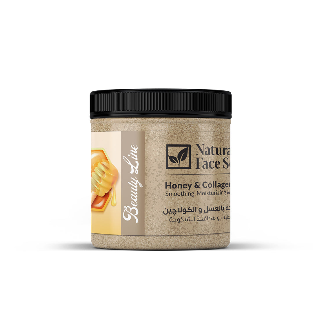 Beauty Line Honey & Collagen Scrub – Face & Body (500 ml)