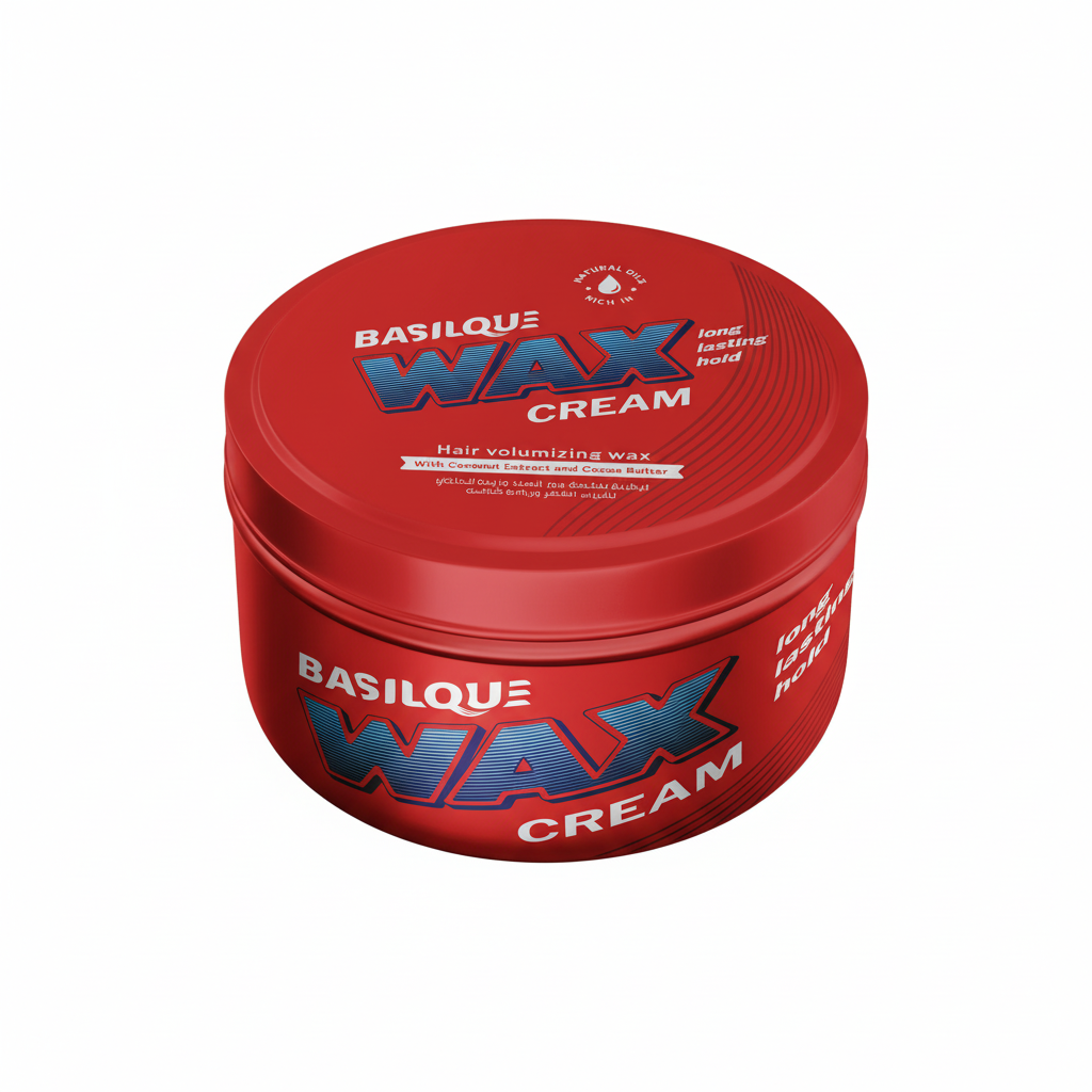 Basilque hair wax cream with Coconut Extract & Cocoa Butter, 100 gm