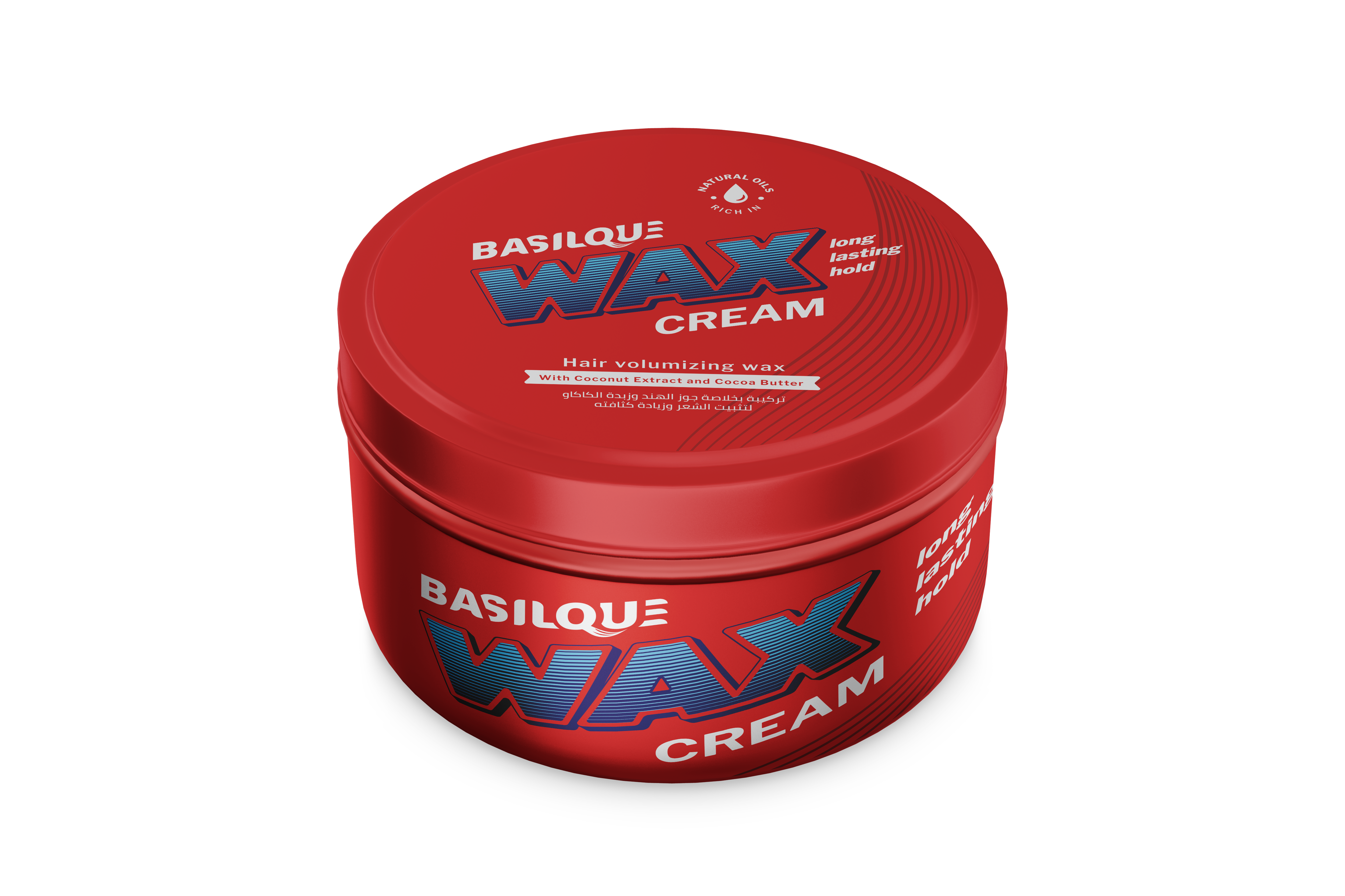 Basilque hair wax cream with Coconut Extract & Cocoa Butter, 100 gm