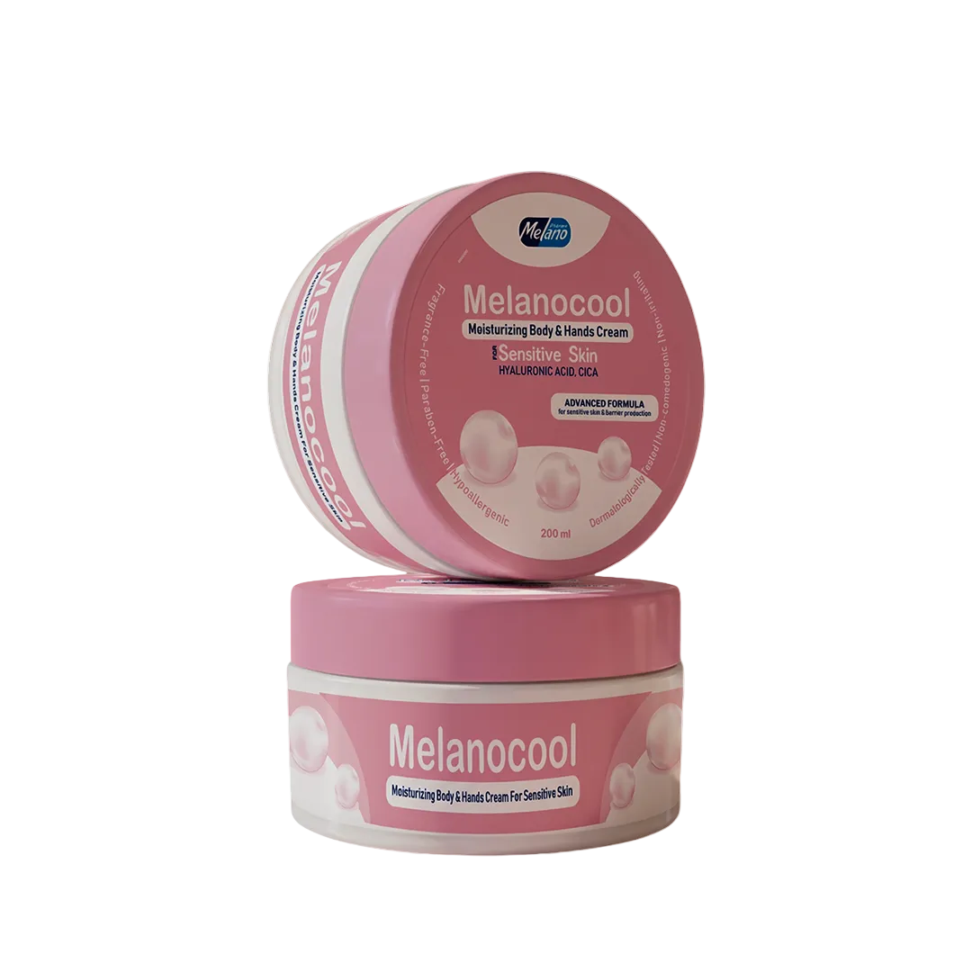 Melanocool Moisturizing Body & Hands Cream for sensitive skin
