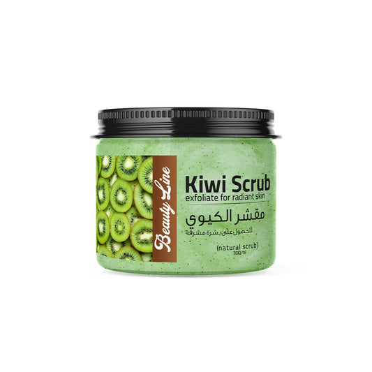 Beautyline kiwi face scrub, 300 gm