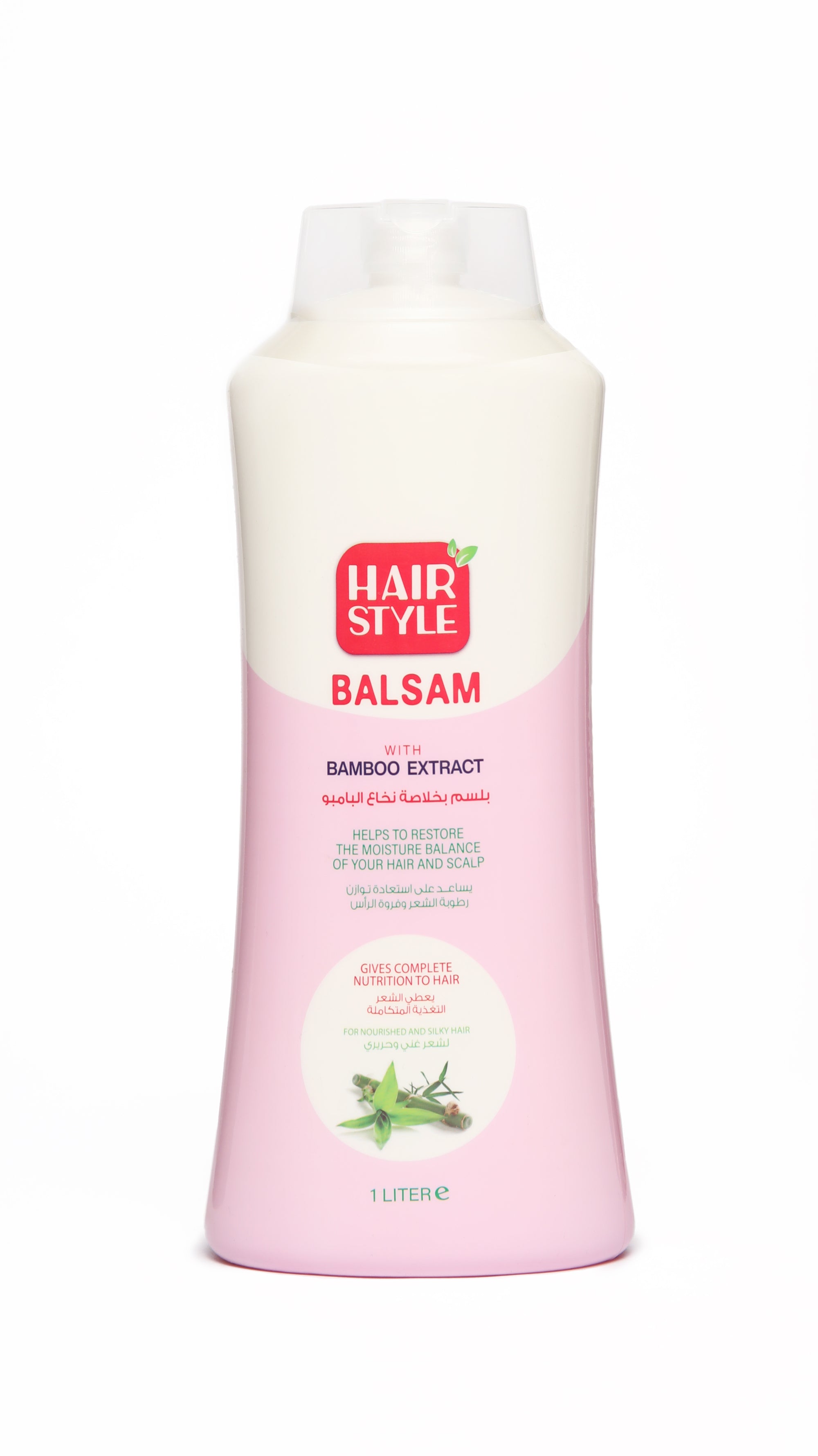 Hairstyle balsam with bamboo extract