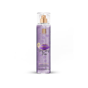  Very Sexy Now Melano Body Splash
 bottle with gold cap on a white background 
