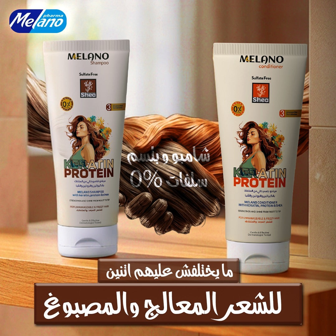 Melano Keratin Protein haircare – Sulfate Free Shampoo