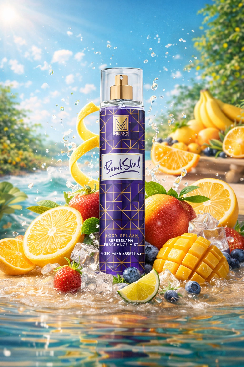 Melano body splash bomb shell