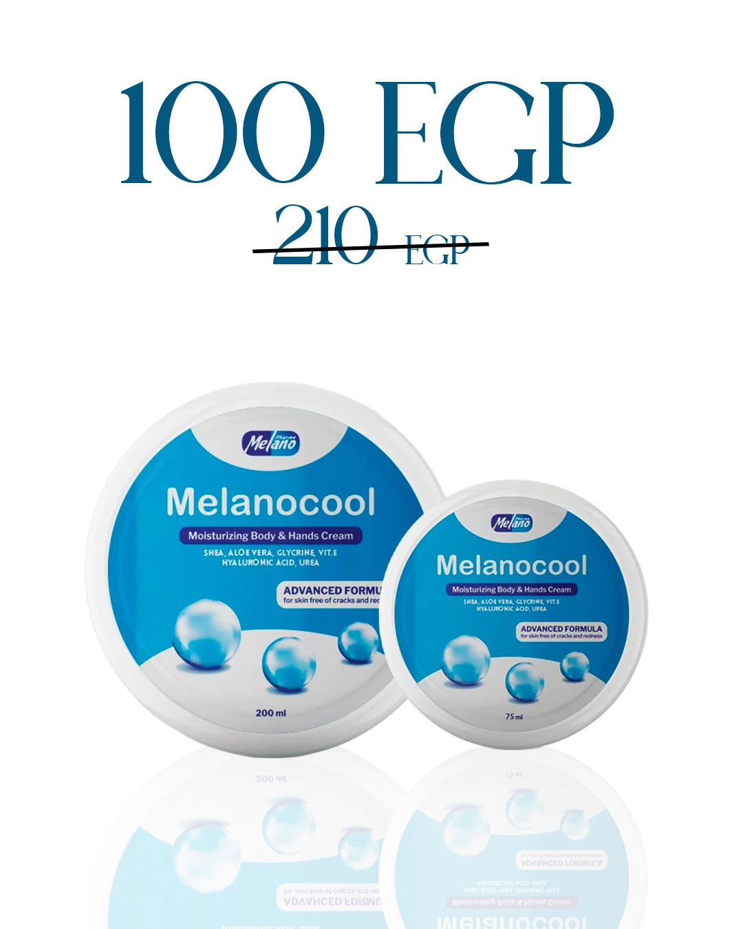 Melanocool jar 200 + Melanocool jar 75