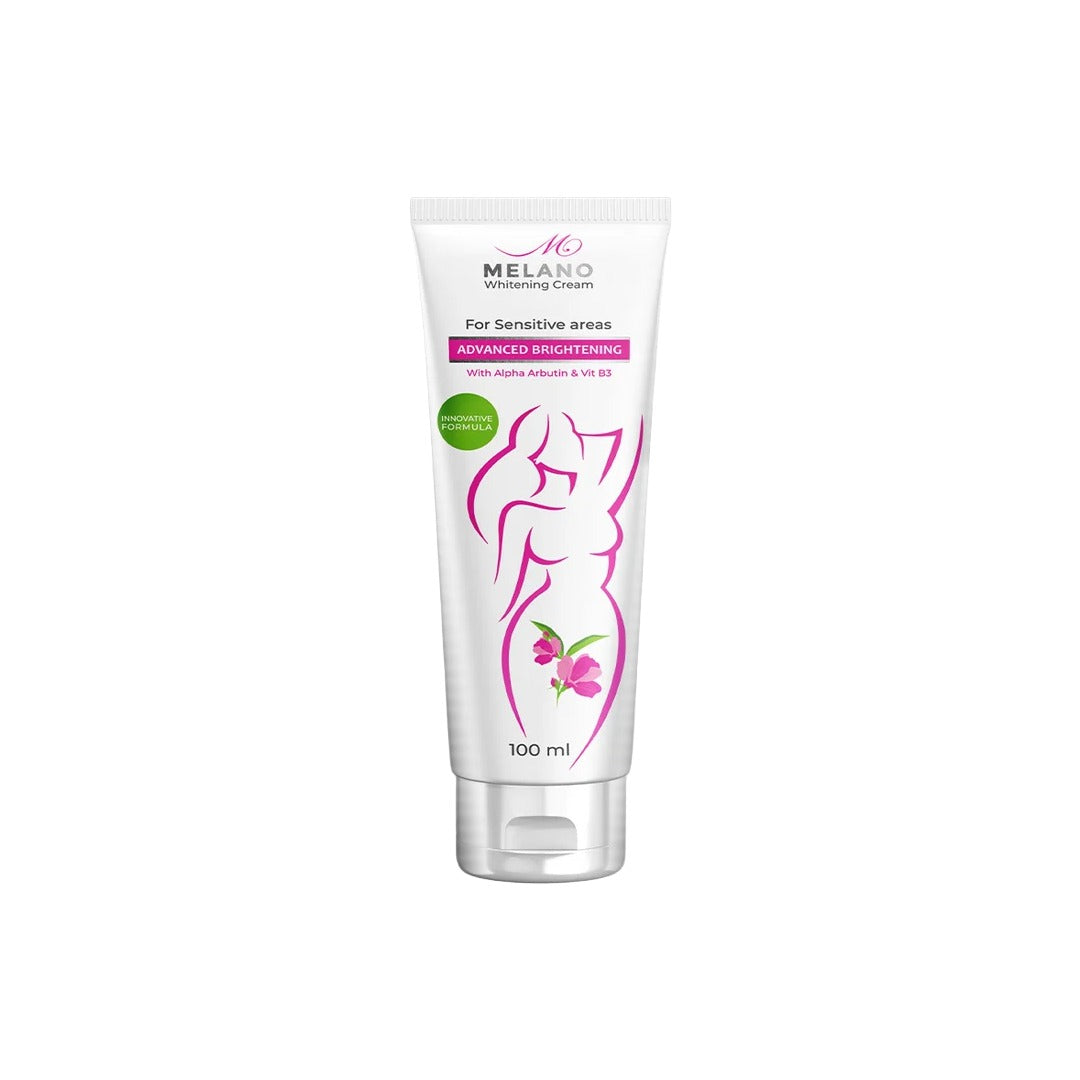 Melano Whitening Cream 100g Tube for sensitive areas