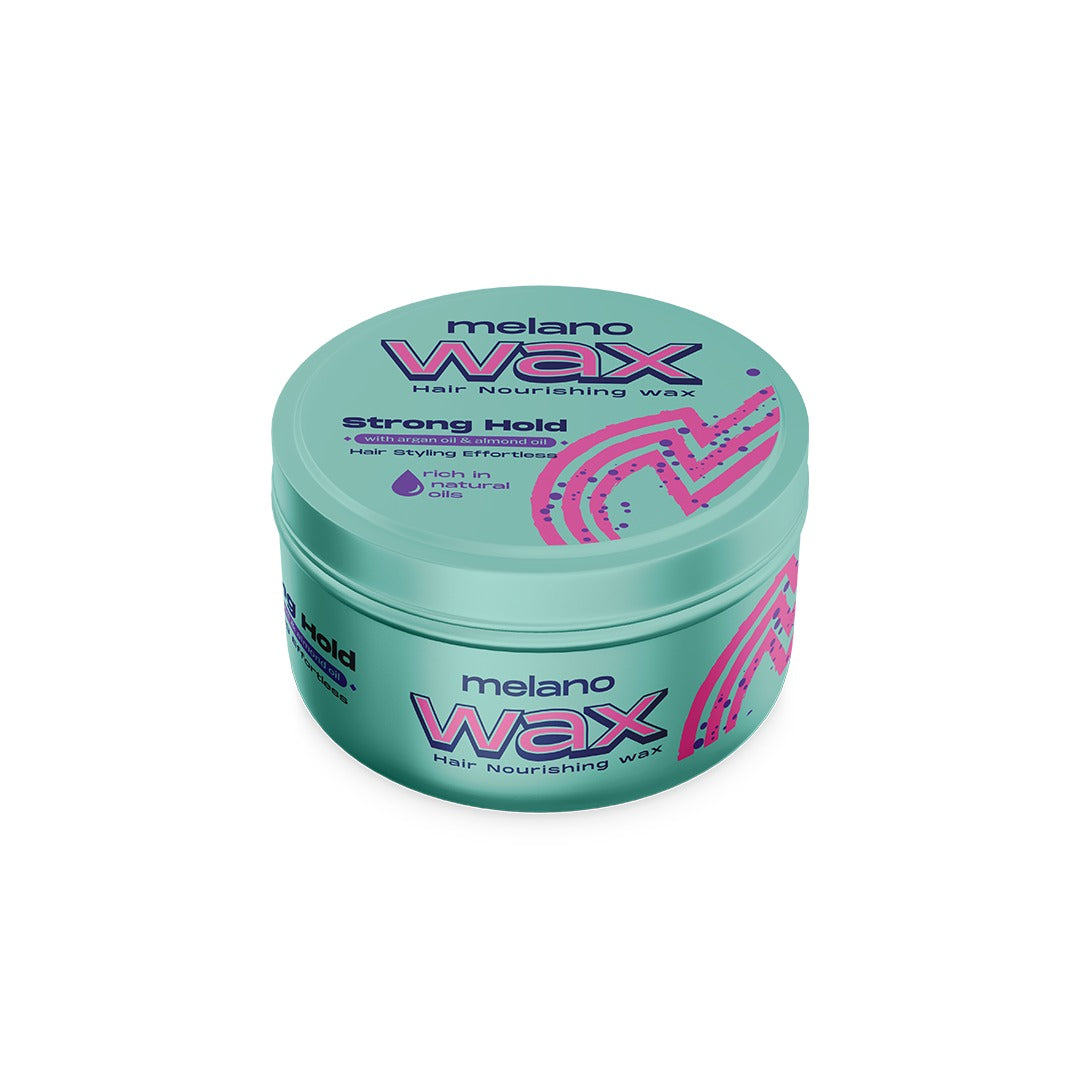 Melano Hair Wax with Argan & Almond Oils - 100 g