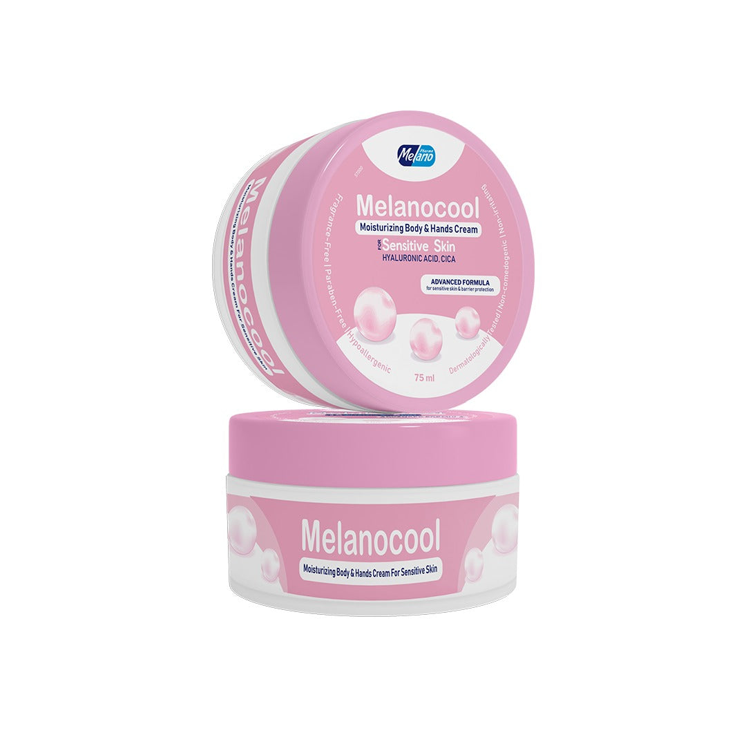 Melanocool Moisturizing Body & Hands Cream for sensitive skin