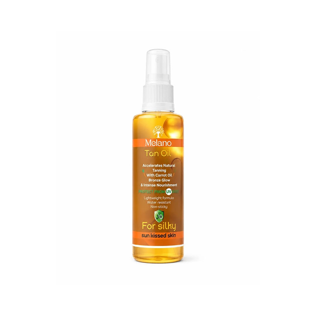 Melano Tan Oil SPF 30 – Natural Bronze Glow & Deep Nourishment