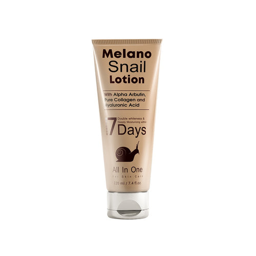 Melano Snail-lotion with Alpha Arbutin, Pure Collagen and Hyaluronic Acid 220 ml
