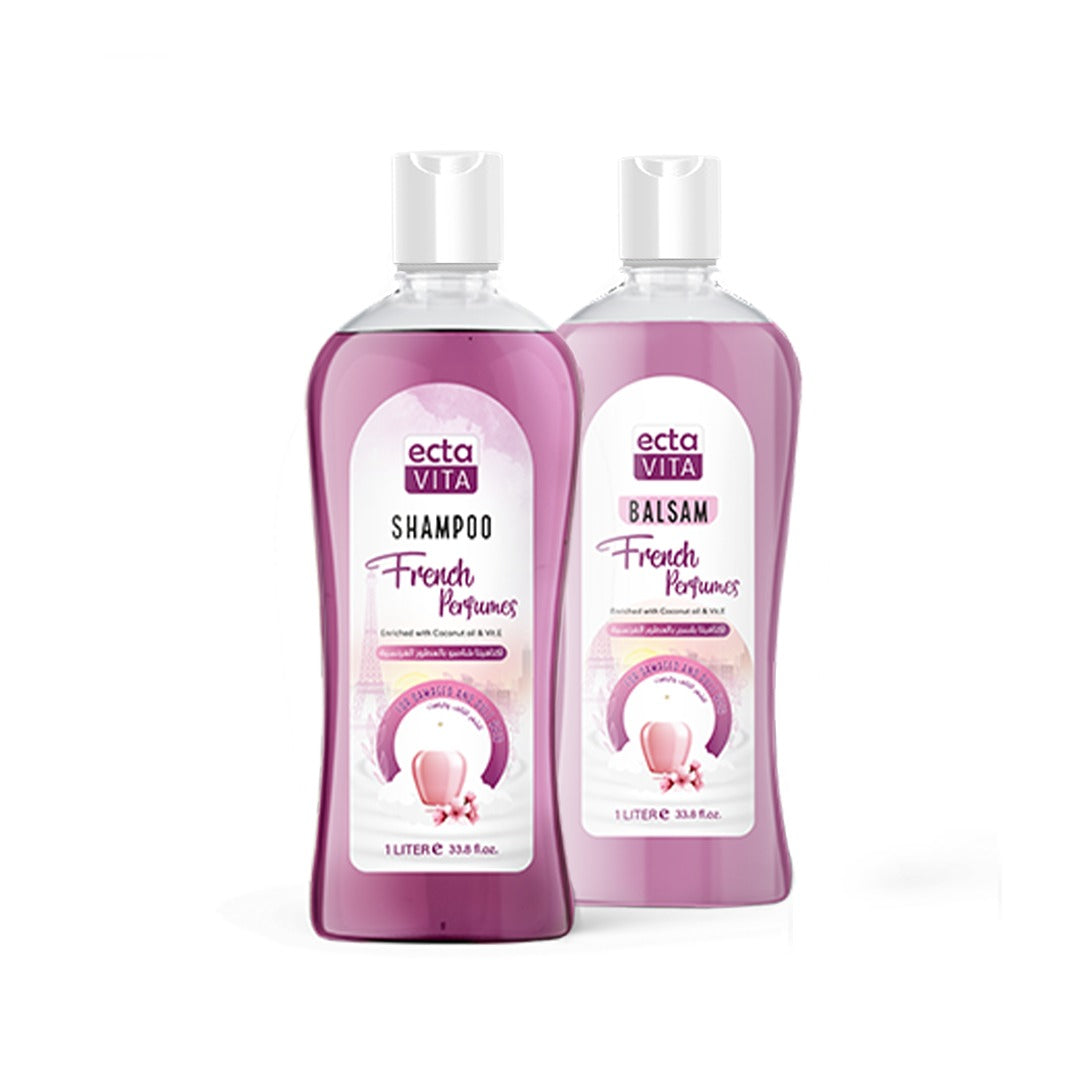 مجموعة عطور إكتافيتا الفرنسية (شامبو + بلسم) 