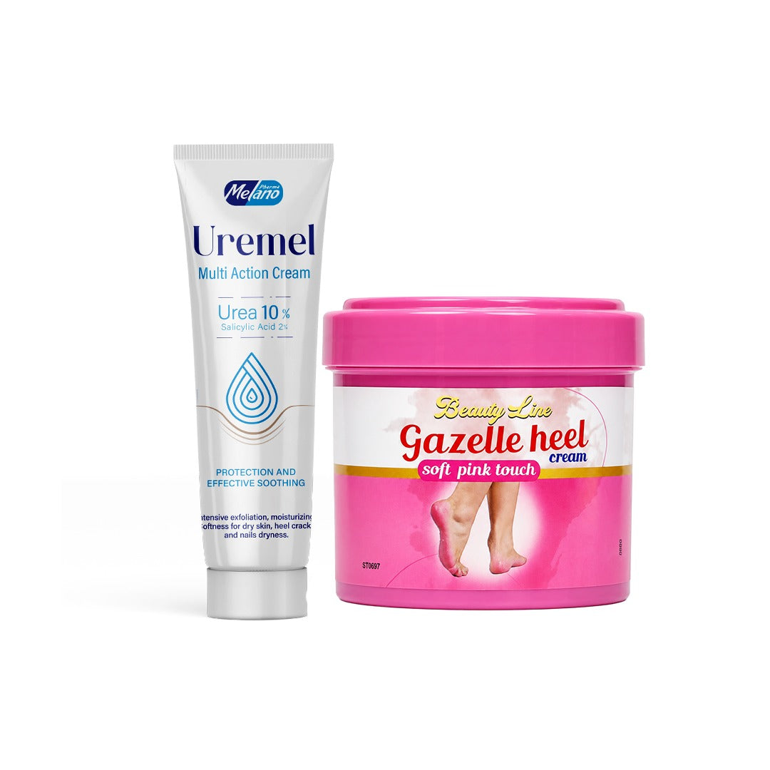 Uremel Multi Action Cream + Gazelle Heel Cream Bundle