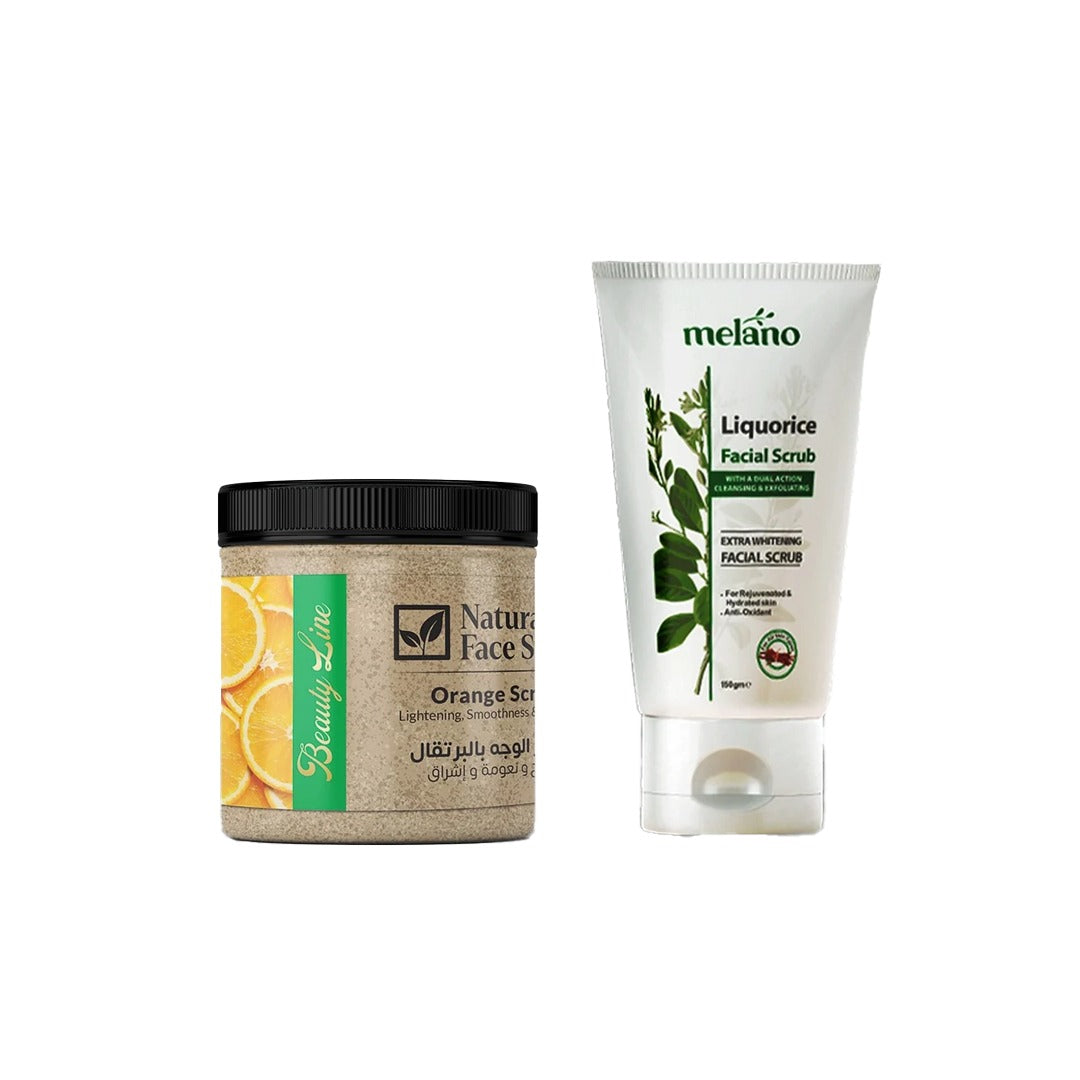 Melano Liquorice Facial Scrub with Orange Natural Scrub