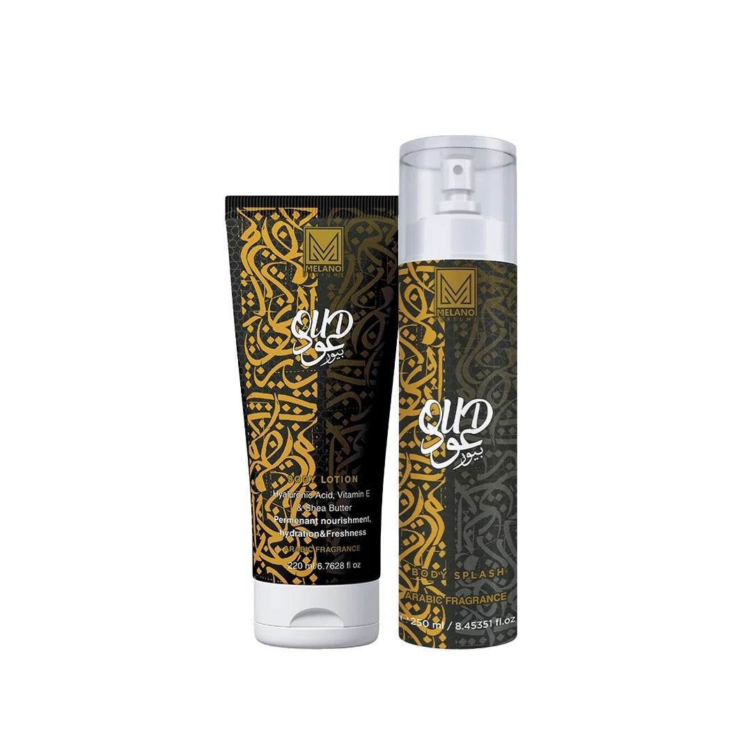 black oud Body Splash & Lotion