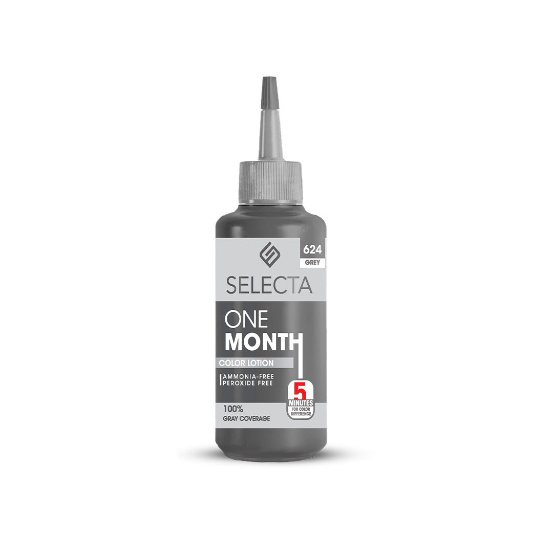 Selecta One Month hair dye bottle on a white background