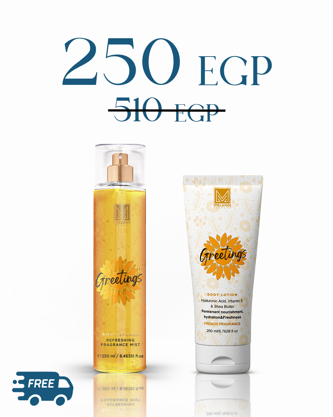 Greetings set (Body lotion+splash)