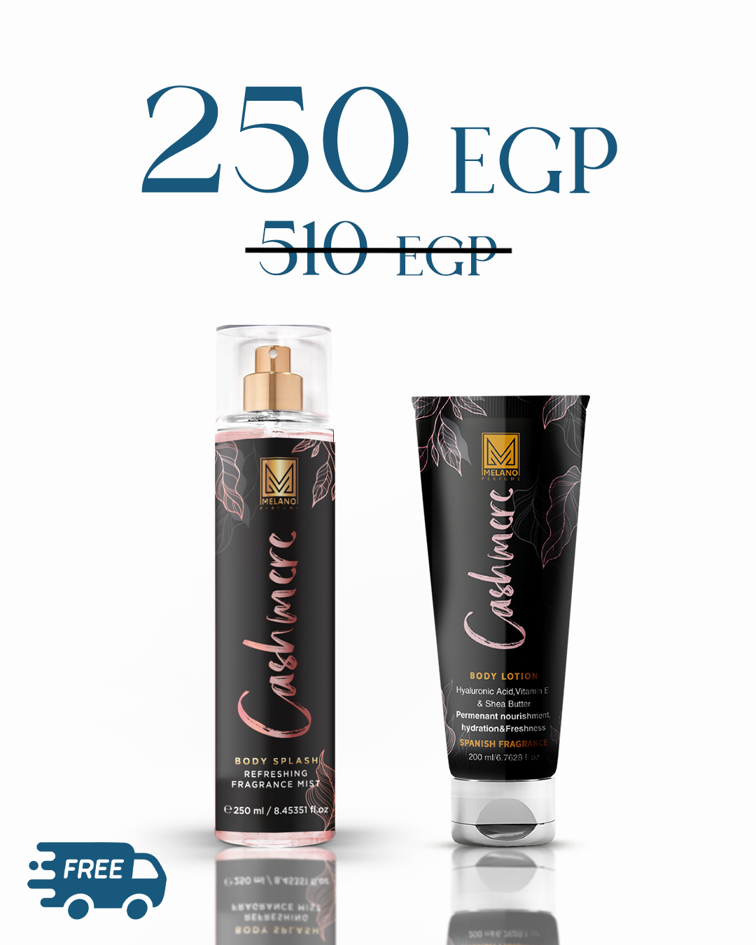 Cashmere set (Body Lotion +Body Splash)