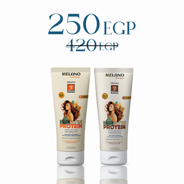 Melano Keratin Protein haircare Set – Sulfate Free Shampoo + Conditioner